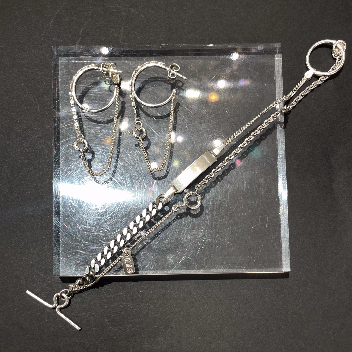 ウッターズアンドヘンドリックス　ブラックシェルパールピアス シェルパールモノトーンピアス(マルチ) | STELLAR HOLLYWOOD